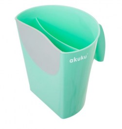 Το Κύπελλο για μπάνιο akuku είναι πιο απλή λύση για εκείνα τα μωρά που δεν θέλουν με τίποτα σαπουνάδες και νερά στα ματάκια τους. Είναι ένα μεγάλο κύπελλο για μπάνιο που θα σας βοηθήσει να ξεβγάλετε το μωρό εύκολα και χωρίς φασαρία. Πολύ συνηθισμένο από 